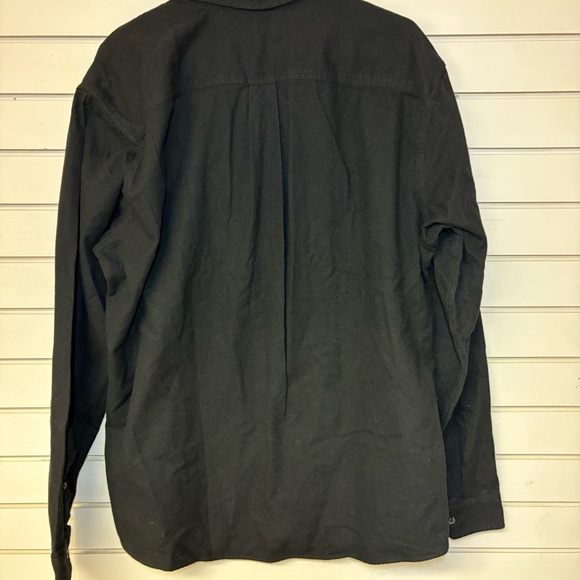 Eddie Bauer Mens XL Eddie's Favorite Flannel Classic Fit Shirt Black Coal NWT - Picture 5 of 11